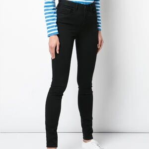L'Agence Marguerite skinny jeans black Sz 26